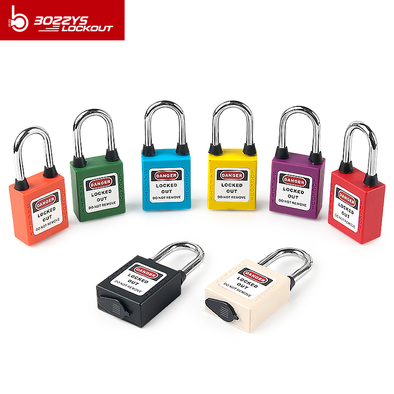 Factory Price Steel Shackle Prohibited operation lock out keyde alike Safety Padlock
