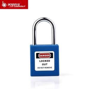Small Stell Shackle Loto Safety Padlock Red G303