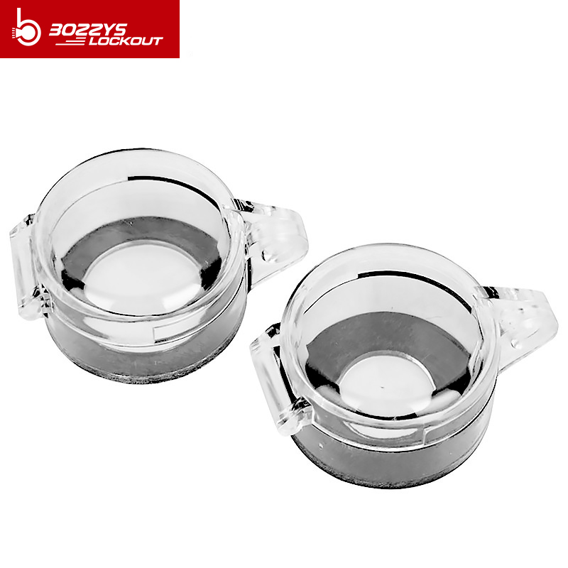 Push Transparent button safety cover lockout to completely covers push button for preventing access