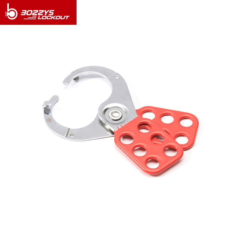 Steel Lockout Hasp 1.5'' Diameter LOTO Device with hook