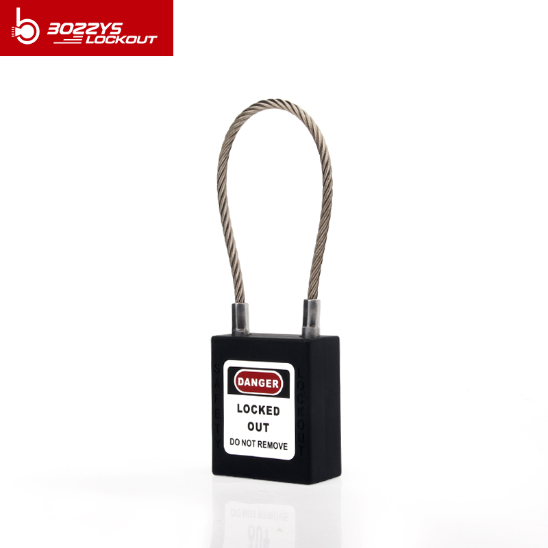 OEM lockout Stainless Steel Wire Cable Safety Padlock