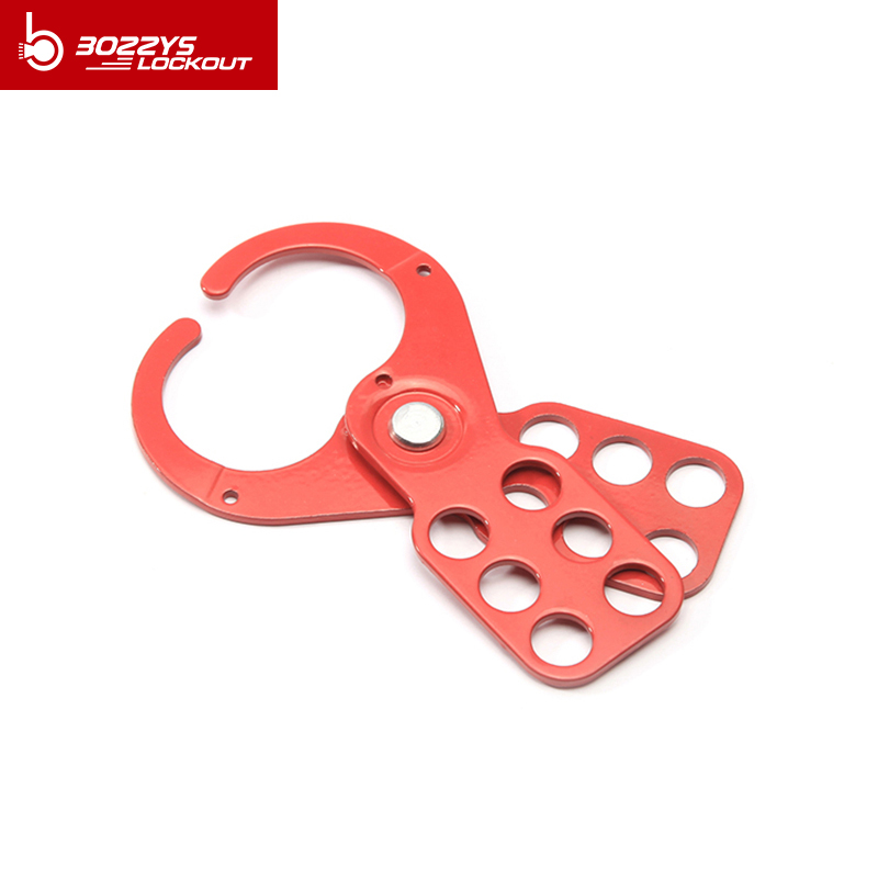 Plastic spray anti-rust steel Lockout hasp holds op to 6 padlocks Applicable to multi-person management equipment
