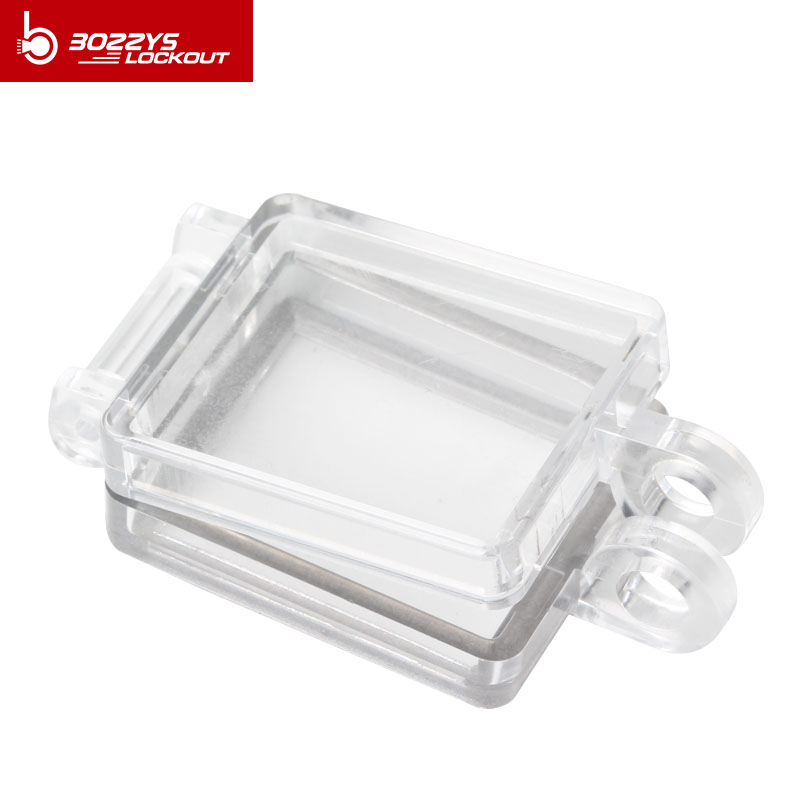 Ship type push button safety cover transparent lockout to completely covers push button for preventing access