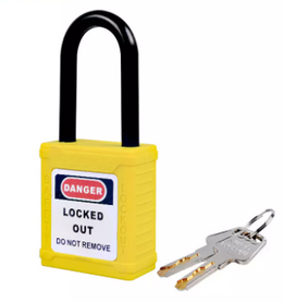 Nylon Shackle Safety Padlock with Master Keys.png